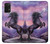 W1461 Licorne Fantaisie Cheval Etui Coque Housse et Flip Housse Cuir pour Samsung Galaxy A32 4G