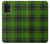 W2373 Motif vert Tartan Etui Coque Housse et Flip Housse Cuir pour Samsung Galaxy A32 4G