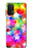 W3292 Coloré Disco étoile Etui Coque Housse et Flip Housse Cuir pour Samsung Galaxy A32 4G