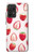 W3481 fraise Etui Coque Housse et Flip Housse Cuir pour Samsung Galaxy A52, Galaxy A52 5G
