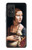 W3471 Lady hermine Leonardo da Vinci Etui Coque Housse et Flip Housse Cuir pour Samsung Galaxy A72, Galaxy A72 5G