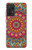 W3694 Modèle d'art hippie Etui Coque Housse et Flip Housse Cuir pour Samsung Galaxy A72, Galaxy A72 5G