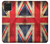 W2303 Drapeau britannique UK Millésime Etui Coque Housse et Flip Housse Cuir pour Samsung Galaxy F62