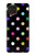 W3532 Coloré à pois Etui Coque Housse et Flip Housse Cuir pour Samsung Galaxy F62