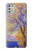 W3339 Claude Monet Antibes vue des jardins Salis Etui Coque Housse et Flip Housse Cuir pour Motorola Moto G Stylus (2021)