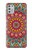 W3694 Modèle d'art hippie Etui Coque Housse et Flip Housse Cuir pour Motorola Moto G Stylus (2021)