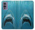 W0830 Requin blanc Etui Coque Housse et Flip Housse Cuir pour OnePlus 9