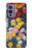 W3342 Claude Monet Chrysanthèmes Etui Coque Housse et Flip Housse Cuir pour OnePlus 9