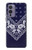 W3357 Marine Bleu Bandana Motif Etui Coque Housse et Flip Housse Cuir pour OnePlus 9