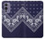 W3357 Marine Bleu Bandana Motif Etui Coque Housse et Flip Housse Cuir pour OnePlus 9