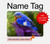 W1565 Oiseau bleu de bonheur Bleu Oiseau Etui Coque Housse pour MacBook 12″ - A1534