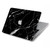 W2895 Noir Marbre imprimé graphique Etui Coque Housse pour MacBook 12″ - A1534