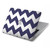 W2345 Marine Bleu Shavron Zig zag Etui Coque Housse pour MacBook Air 13″ - A1369, A1466