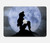 W2668 Silhouette sirène Lune Nuit Etui Coque Housse pour MacBook Air 13″ - A1932, A2179, A2337