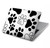 W2904 Chien d'impression de patte Etui Coque Housse pour MacBook Air 13″ - A1932, A2179, A2337