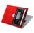 W3204 Rouge Cassette Recorder graphique Etui Coque Housse pour MacBook Air 13″ - A1932, A2179, A2337