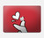 W3701 Mini signe d'amour de coeur Etui Coque Housse pour MacBook Air 13″ - A1932, A2179, A2337