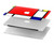W0157 Composition Rouge Bleu Jaune Etui Coque Housse pour MacBook Pro Retina 13″ - A1425, A1502