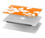 W2245 Hawai Hibiscus Motif orange Etui Coque Housse pour MacBook Pro Retina 13″ - A1425, A1502