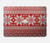 W3384 Motif d'hiver sans couture tricot Etui Coque Housse pour MacBook Pro Retina 13″ - A1425, A1502