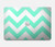 W1723 Monnaie Chevron Zigzag Etui Coque Housse pour MacBook Pro 15″ - A1707, A1990