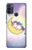 W3485 Mignon sommeil Licorne Etui Coque Housse et Flip Housse Cuir pour Motorola Moto G50