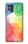 W2945 Aquarelle colorée Etui Coque Housse et Flip Housse Cuir pour Motorola Moto G100