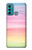 W3507 Coloré Arc-en-ciel pastel Etui Coque Housse et Flip Housse Cuir pour Motorola Moto G60, G40 Fusion