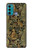 W3661 William Morris Forest Velvet Etui Coque Housse et Flip Housse Cuir pour Motorola Moto G60, G40 Fusion
