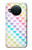 W3499 Motif coloré coeur Etui Coque Housse et Flip Housse Cuir pour Nokia X10