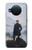 W3789 Wanderer above the Sea of Fog Etui Coque Housse et Flip Housse Cuir pour Nokia X10