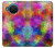 W3677 Mosaïques de briques colorées Etui Coque Housse et Flip Housse Cuir pour Nokia X20