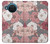 W3716 Motif floral rose Etui Coque Housse et Flip Housse Cuir pour Nokia X20