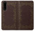 W3553 Couverture Livre millésimé Etui Coque Housse et Flip Housse Cuir pour Sony Xperia 5 III