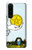 W3722 Carte de tarot Pièces de l'As des Pentacles Etui Coque Housse et Flip Housse Cuir pour Sony Xperia 5 III
