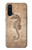 W3214 Hippocampe squelette Fossile Etui Coque Housse et Flip Housse Cuir pour OnePlus Nord CE 5G