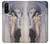 W3353 Gustav Klimt Allégorie de la sculpture Etui Coque Housse et Flip Housse Cuir pour OnePlus Nord CE 5G