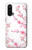 W3707 Fleur de cerisier rose fleur de printemps Etui Coque Housse et Flip Housse Cuir pour OnePlus Nord CE 5G