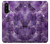W3713 Graphique violet améthyste à quartz imprimé Etui Coque Housse et Flip Housse Cuir pour OnePlus Nord CE 5G