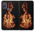 W3379 Cadre d'incendie Etui Coque Housse et Flip Housse Cuir pour Motorola Moto G10 Power