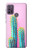 W3673 Cactus Etui Coque Housse et Flip Housse Cuir pour Motorola Moto G10 Power