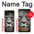 W1352 Lion Visage Etui Coque Housse et Flip Housse Cuir pour Samsung Galaxy A22 4G