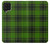 W2373 Motif vert Tartan Etui Coque Housse et Flip Housse Cuir pour Samsung Galaxy A22 4G