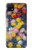 W3342 Claude Monet Chrysanthèmes Etui Coque Housse et Flip Housse Cuir pour Samsung Galaxy A22 5G