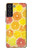 W3408 citron Etui Coque Housse et Flip Housse Cuir pour Samsung Galaxy S21 FE 5G