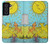 W3435 Carte de tarot Lune Etui Coque Housse et Flip Housse Cuir pour Samsung Galaxy S21 FE 5G