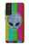 W3437 Extraterrestre Aucun signal Etui Coque Housse et Flip Housse Cuir pour Samsung Galaxy S21 FE 5G