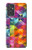 W3477 Motif abstrait de diamant Etui Coque Housse et Flip Housse Cuir pour Samsung Galaxy Quantum 2