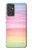 W3507 Coloré Arc-en-ciel pastel Etui Coque Housse et Flip Housse Cuir pour Samsung Galaxy Quantum 2