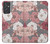 W3716 Motif floral rose Etui Coque Housse et Flip Housse Cuir pour Samsung Galaxy Quantum 2